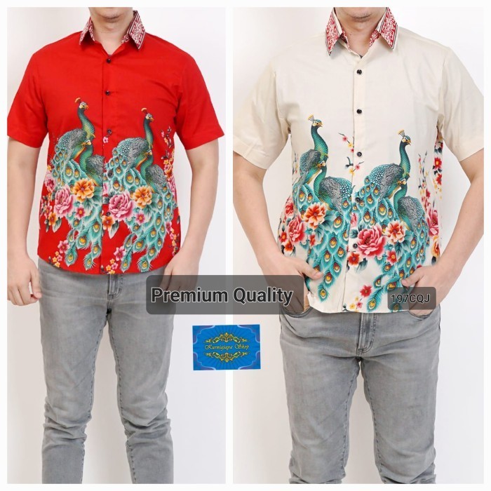 Terlaris Kemeja Batik Pria Imlek/Batik Imlek/Batik Sincia/Baju Imlek Promo Terbaru