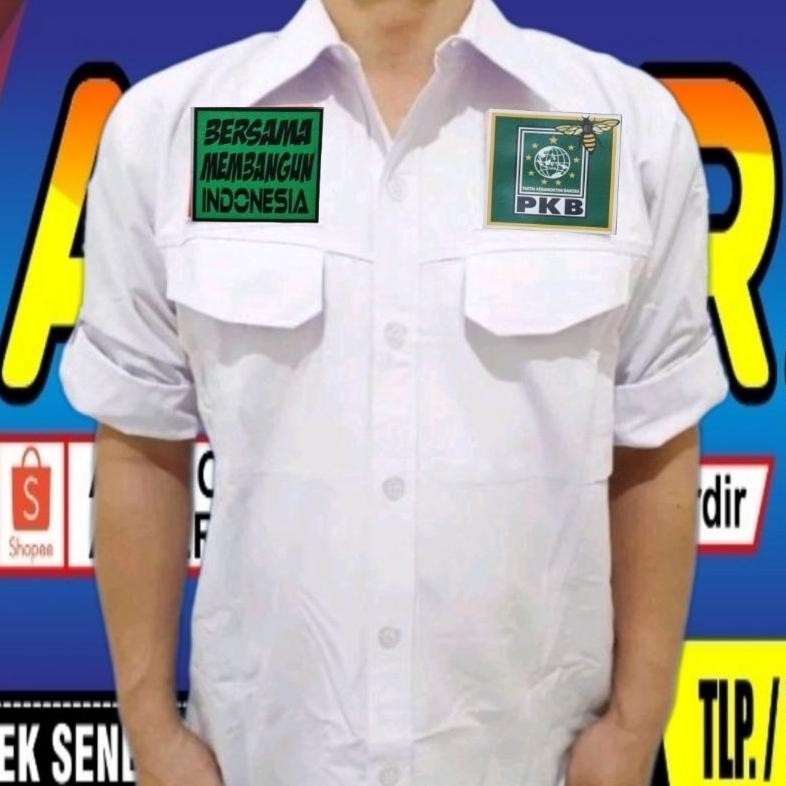 PRODUK BARU kemeja taktikal partai PKB satgas partai PKB kemeja tactical partai PKB baju tactical pa