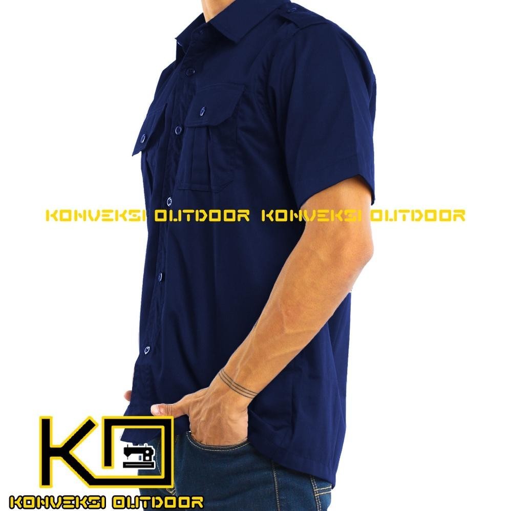 PRODUK BARU BAJU KEMEJA LAPANGAN SERAGAM ATASAN PDL PDH OUTDOOR LENGAN PENDEK - Pakaian Kerja Kantor
