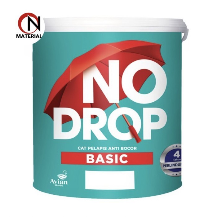 Terlaris No Drop Basic 1kg / Abu / Putih / Warna