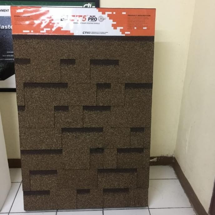 genteng aspal bitumen atap JS01