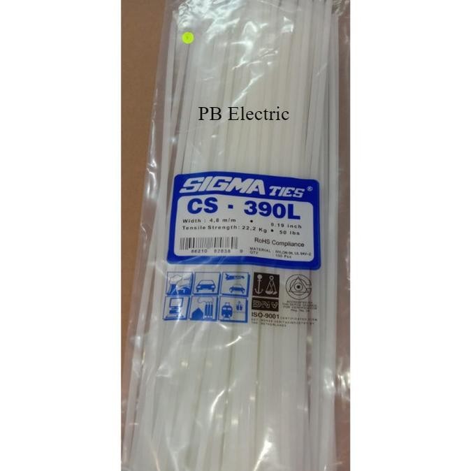 

Kabel Ties Sigma 390L (2 Pilihan Warna) Kualitas Premium