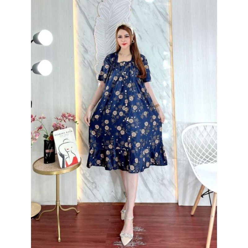 DASTER MOTIF BUNGA||DASTER WANITA KEKINIAN||DASTER MURAH