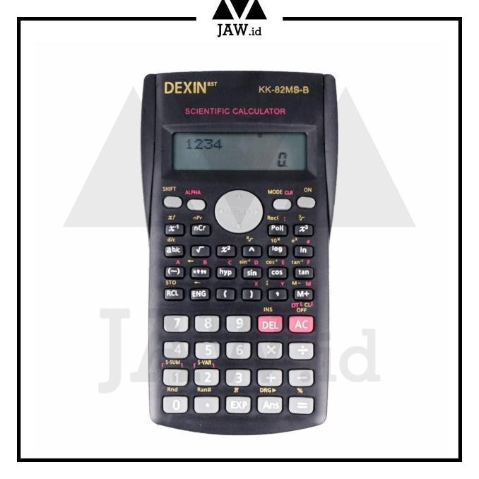 

Special JAW.id DEXIN Kalkulator Scientific 24 Fungsi KK-82MS-D - Science Hitam ~