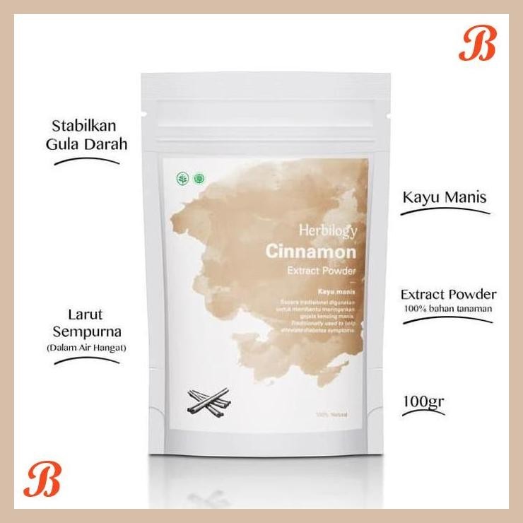 

| HOF | HERBILOGY CINNAMON EXTRACT POWDER ( KAYU MANIS ) - 100 GR