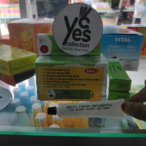 Sriti Cream Antiseptik Original Ori Tube 10 gr Antiseptic krim kulit anti septic