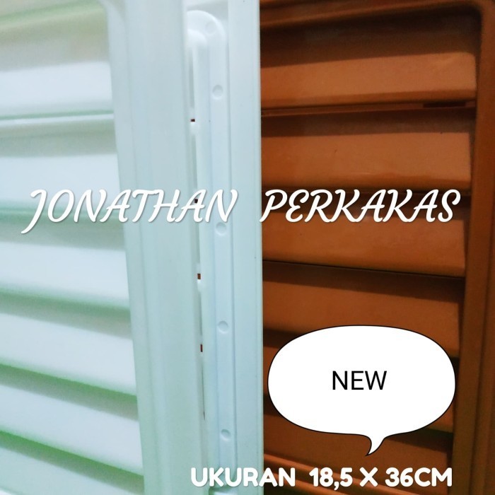 Terlaris Jalusi pintu pvc kamar mandi/lobang hawa pintu plastik kamar mandi/set