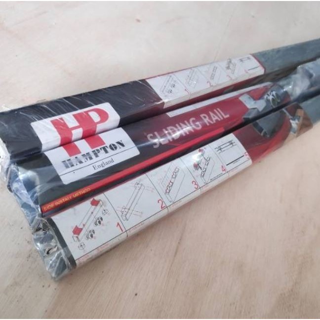 Terlaris REL PINTU GESER SLIDING RAIL HAMPTON 2M PINTU 90CM