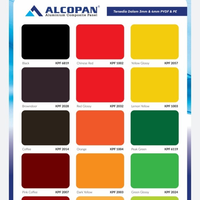 Terlaris Acp alcopan alumunium compsite panel PVDF /exterior