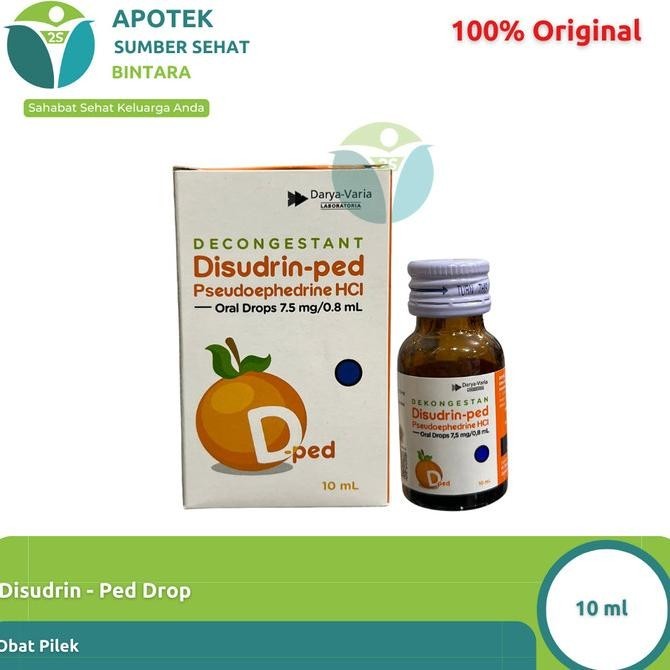 Disudrin Ped Obat Pilek Anak/Bayi Drop 10 Ml