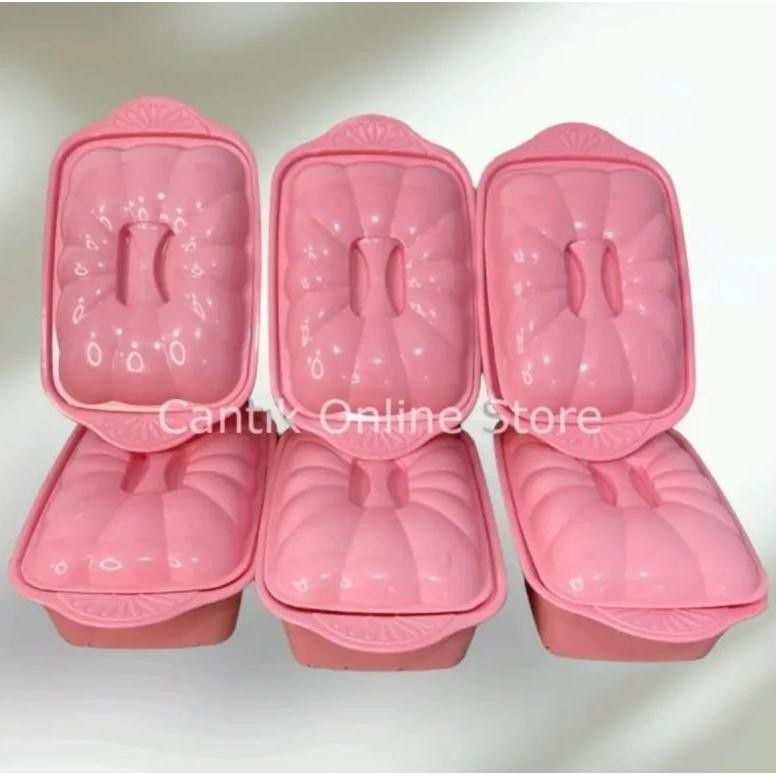 Sale Prasmanan Set Isi 12 Pcs/ Basi Segi Set Prasmanan Plastik Bpa Free Food Grade Wadah Prasmanan T