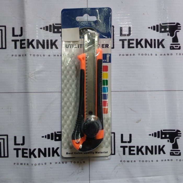 

PISAU CUTTER VICO BESAR PUTAR / KATER PISAU HANDLE KARET PISAU CUTER