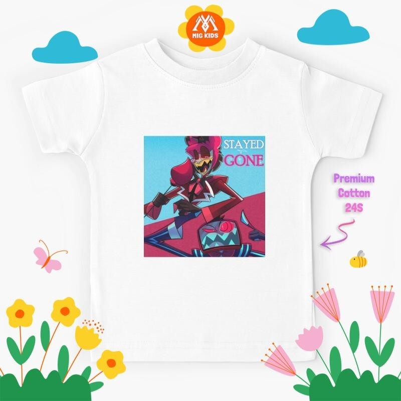 Baju Kaos Anak Alastor Hazbin Hotel, Vox Hazbin Hotel 138