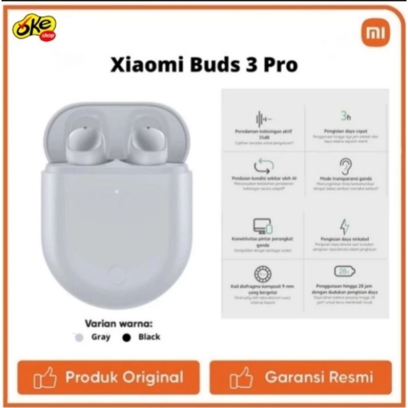 Xiaomi Buds 3 Pro -Black