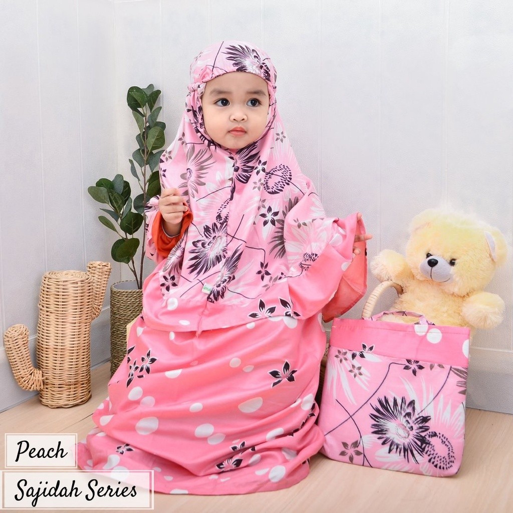 Mukena Anak Perempuan Mukenah Anak Usia 7 8 9 10 Th 2024 Lebaran Rukuh Anak Mukena Anak Perempuan Cr