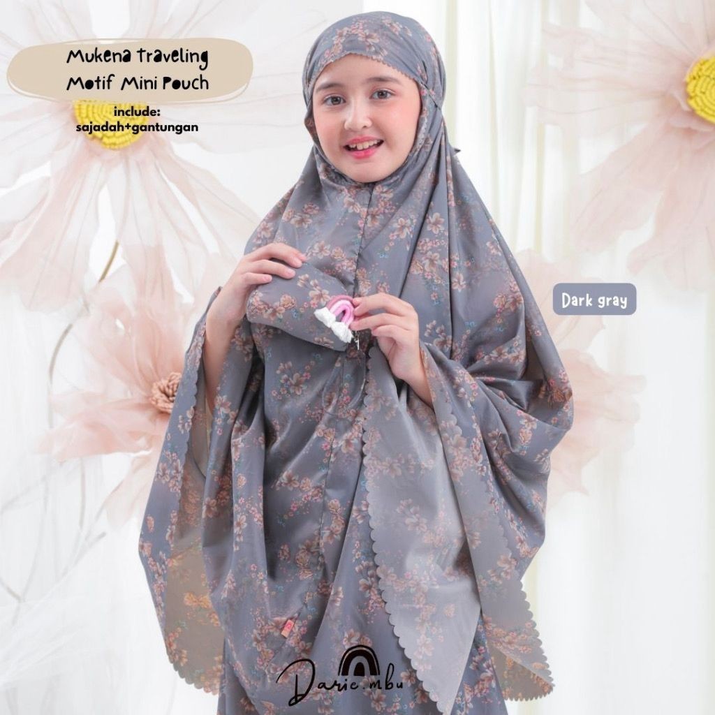 Mukena Anak Perempuan Crinkle Cewek 2 3 4 5 6 Tahun Tanggung Mkena Ank Cewek Mukena Anak Standar 202