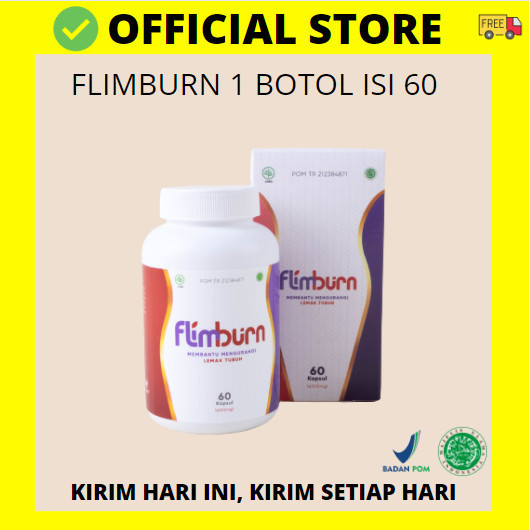 

FLIMBURN 1 BOTOL BPOM HALAL DIET FLIM BURN BY FLIMTY