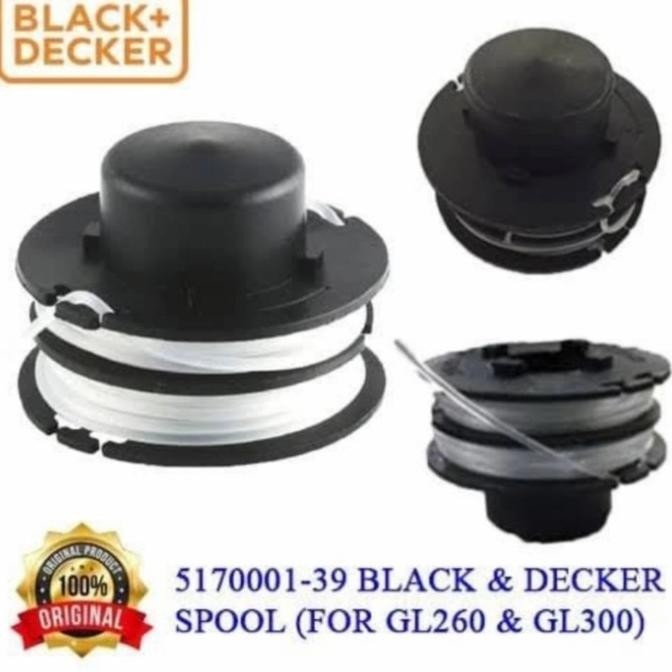 BN Senar GL300 Black Decker Pemotong Rumput Sperpart GL 300 Original TERLARIS