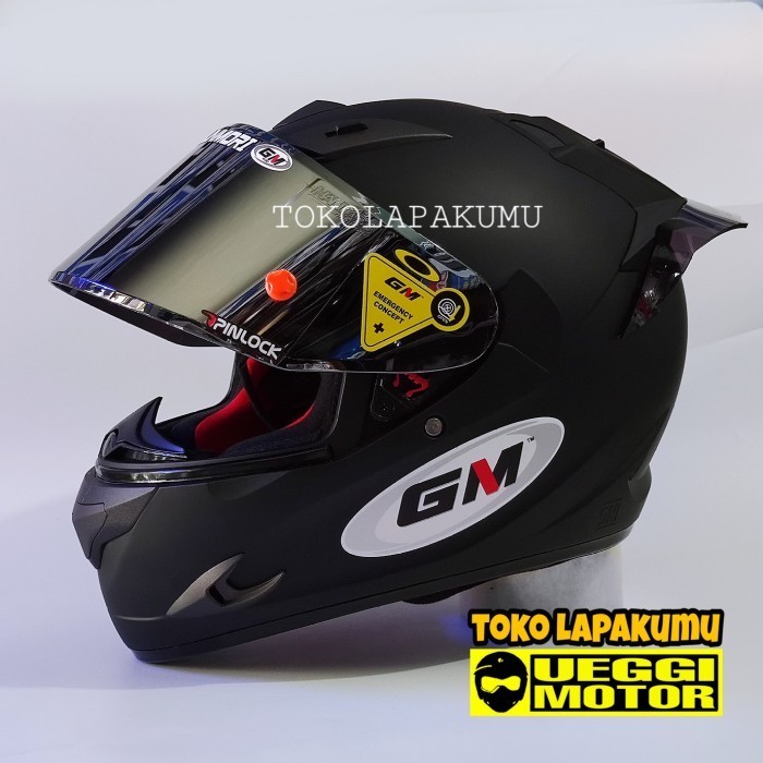 Helm Full face Paket Ganteng Gm Race Pro