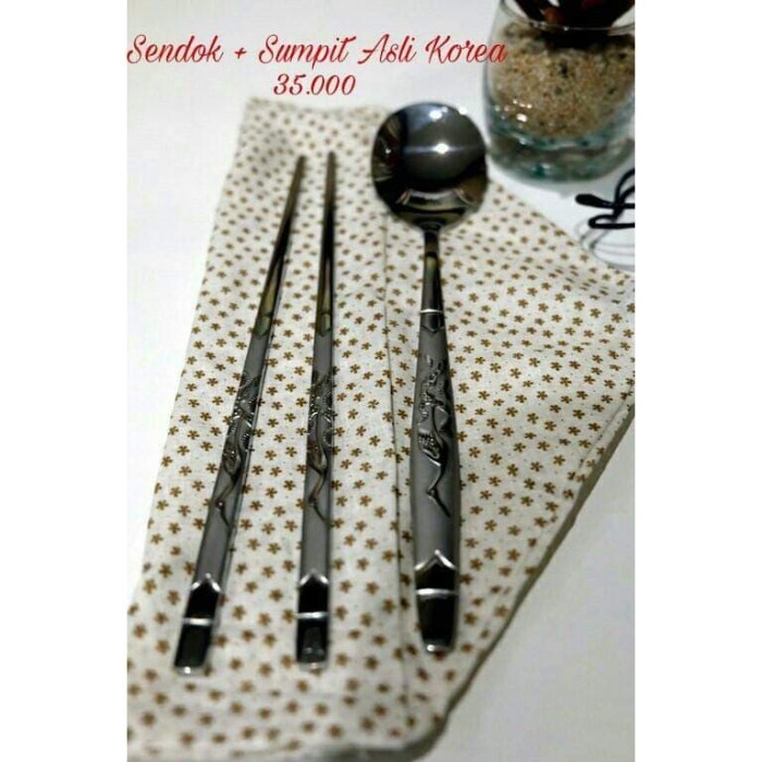 Sujeo Import - Sendok Sumpit Korea Stainless Stell ASLI