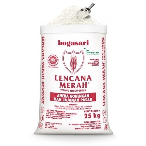 

Bettifer Tepung Terigu Lencana Merah 25Kg 1Bal