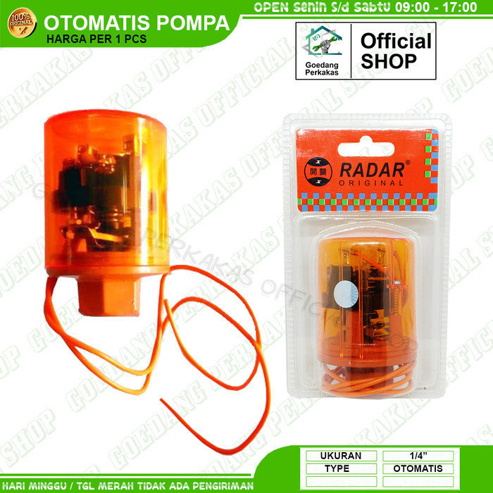 Otomatis Pompa Air Radar Ukuran 1/4" 3/8" Original Otomatis Mesin Air