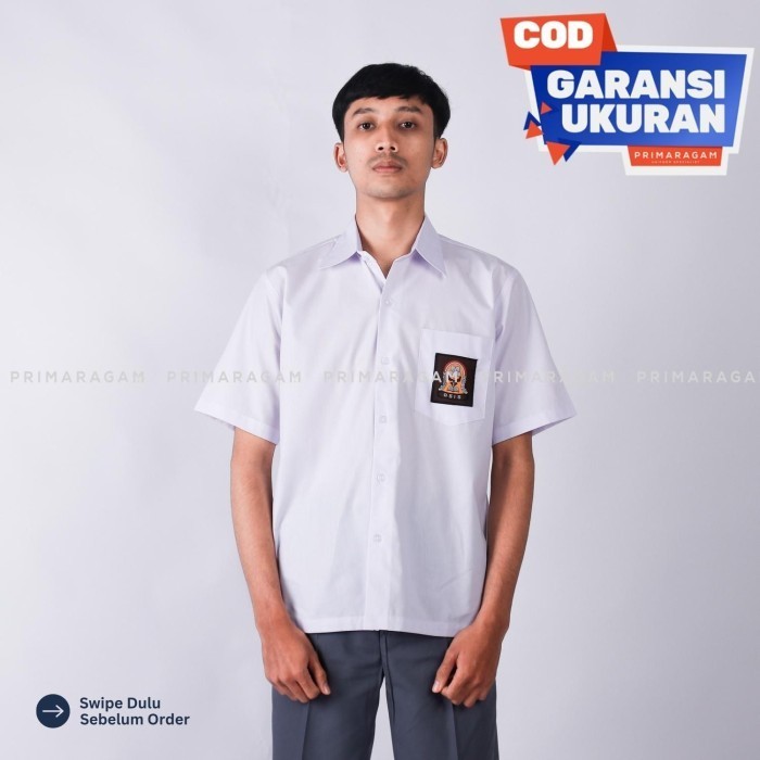Promo Kemeja Sma Pendek Seragam Sma Baju Seragam Sma Putih Pendek Sma-004