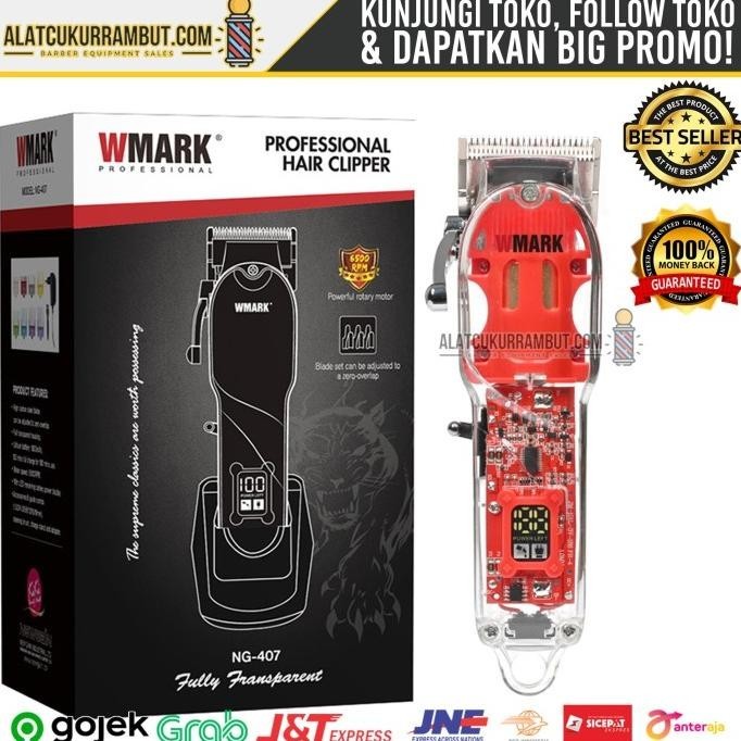 Wmark Ng 407 Alat Cukur Rambut Mesin Cukur Rambut Hair Clipper Wmark