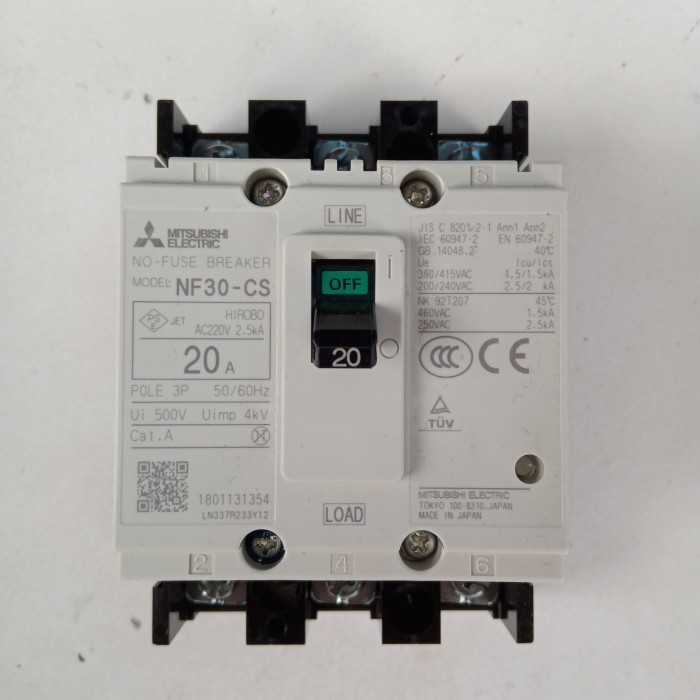 MCCB NFB MITSUBISHI NF30-CS 3P 20A