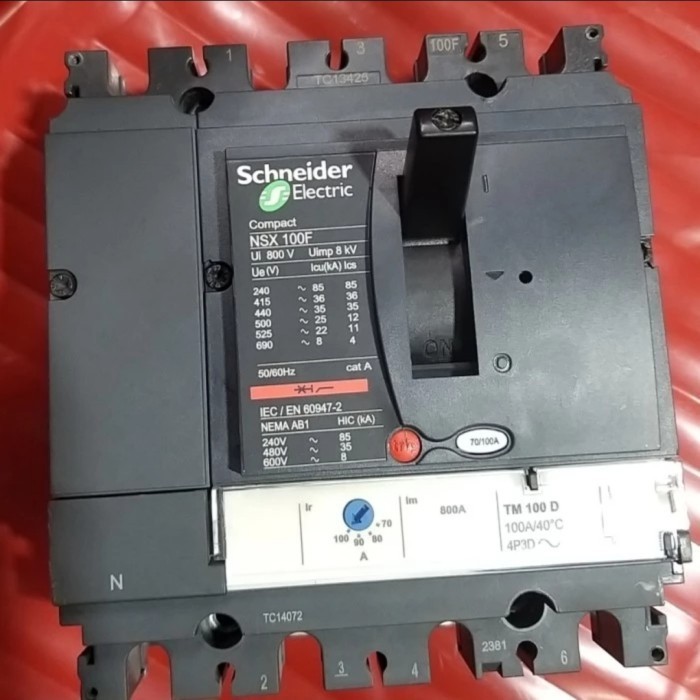 MCCB NSX100F 4P 70-100A SCHNEIDER ELECTRIC