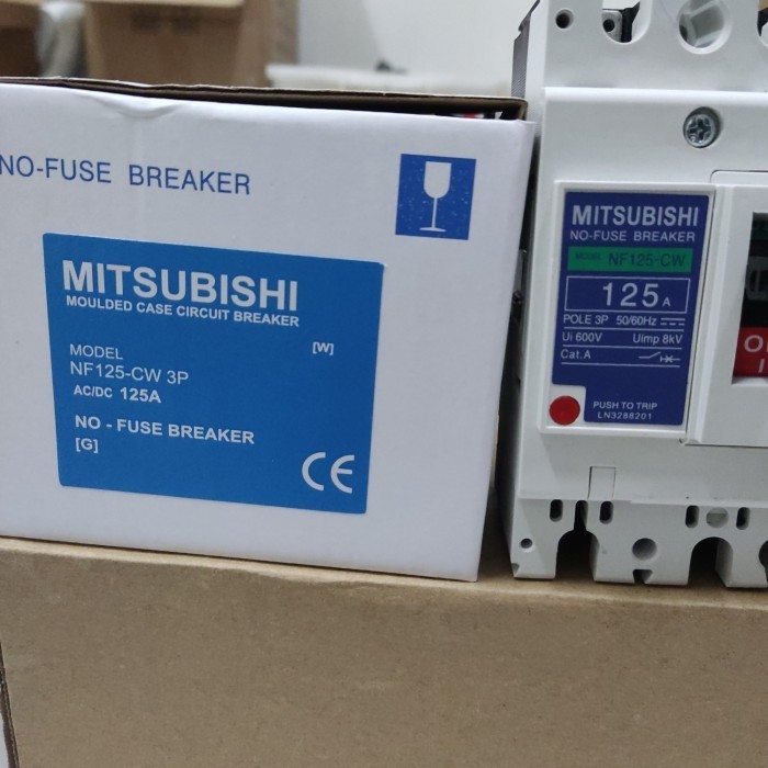 MCCB NFB BREAKER MITSUBISHI NF-125CW NF125CW NF125-CW 125A