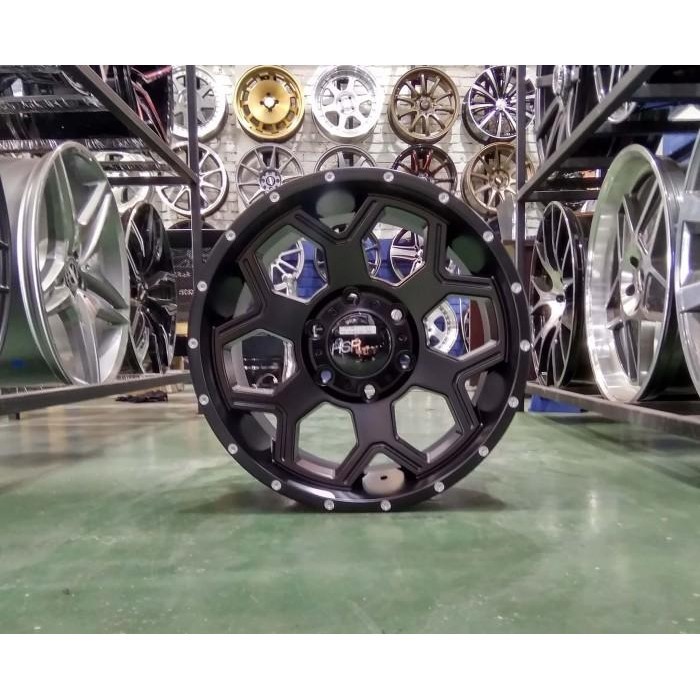 VELG MOBIL RING 17 HSR JT93 LUBANG BAUT 6 PCD 6X139,7 PELEK OFFROAD