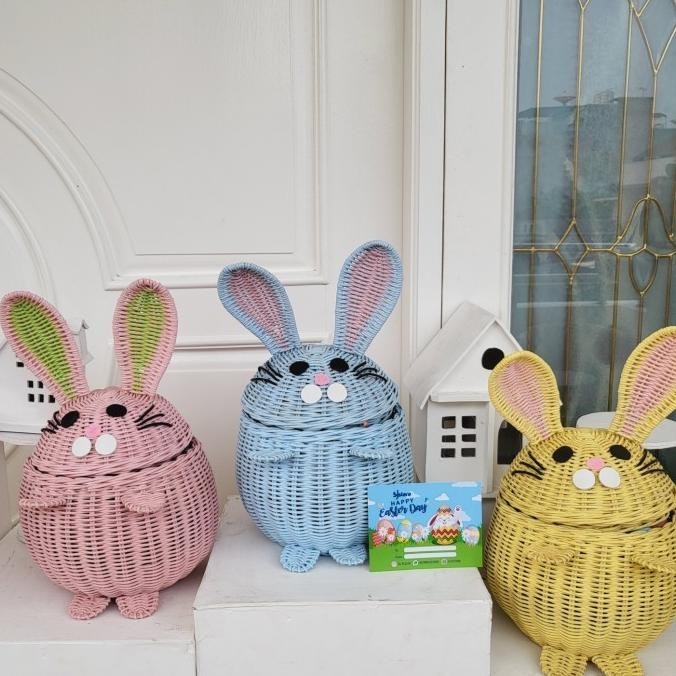 

Paket Dekorasi Box Hampers Easter Bunny Eggs Kelinci Telur Paskah 40