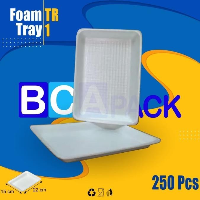

Foam Tray Tr-1 Styrofoam Tray Buah Tr 1 / Tr1 Isi 250 Set