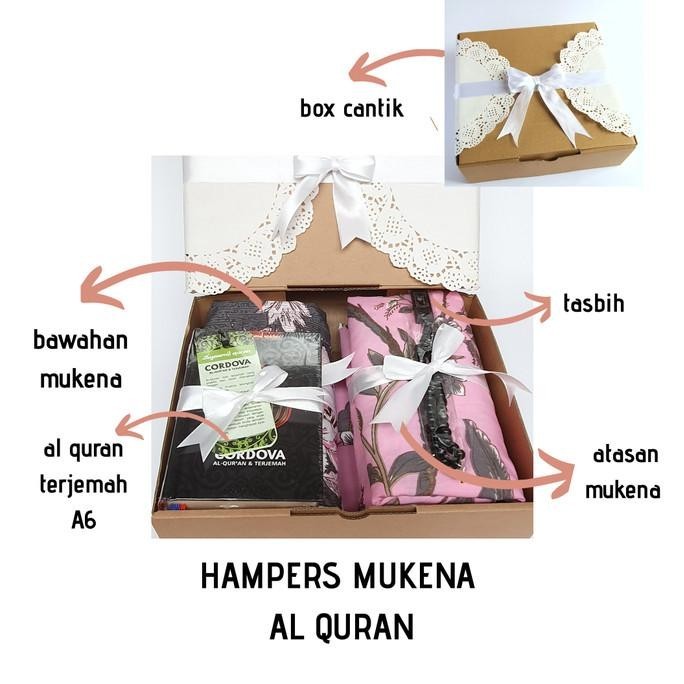 

Hampers Kado Cewek Mukena Shabby Al Quran Free Tasbih&Box Cantik