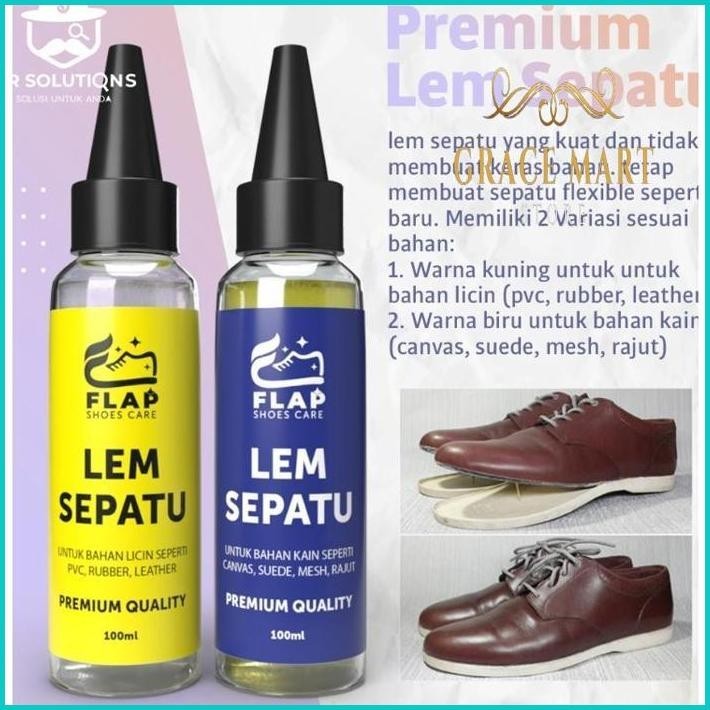 Ada Lem Khusus Sepatu Super Kuat Original Karet Tahan Air Perawatan Sepatu Bola PVC