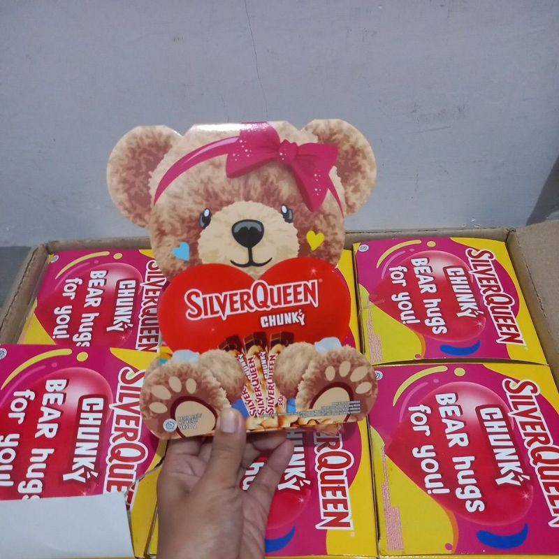 

UA4 SILVERQUEEN VALENTINE BERUANG SILVERQUEEN BEAR SILVERQUEEN CHUNKY BAR C9T