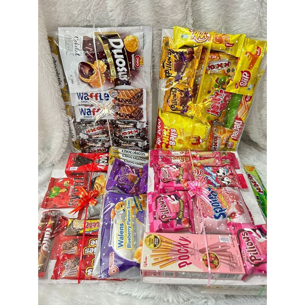 

U1J (READY STOCK) FREE PACKING HAMPERS MAKANAN/SNACK UNTUK WISUDA / HARI IBU / ULANG TAHUN / HADIAH