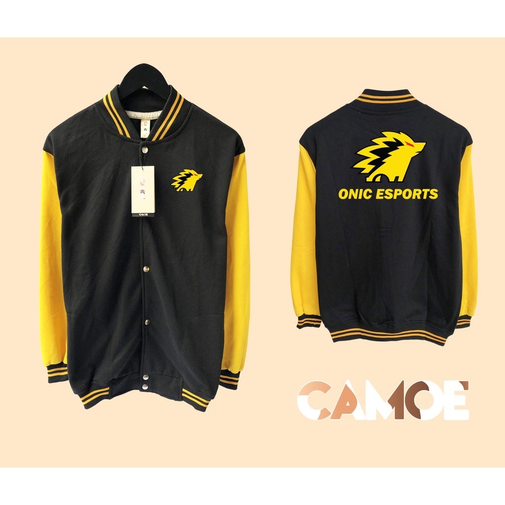 [ONLINE EXCLUSIVE] Jaket Baseball Varsity Gaming Esports Onic