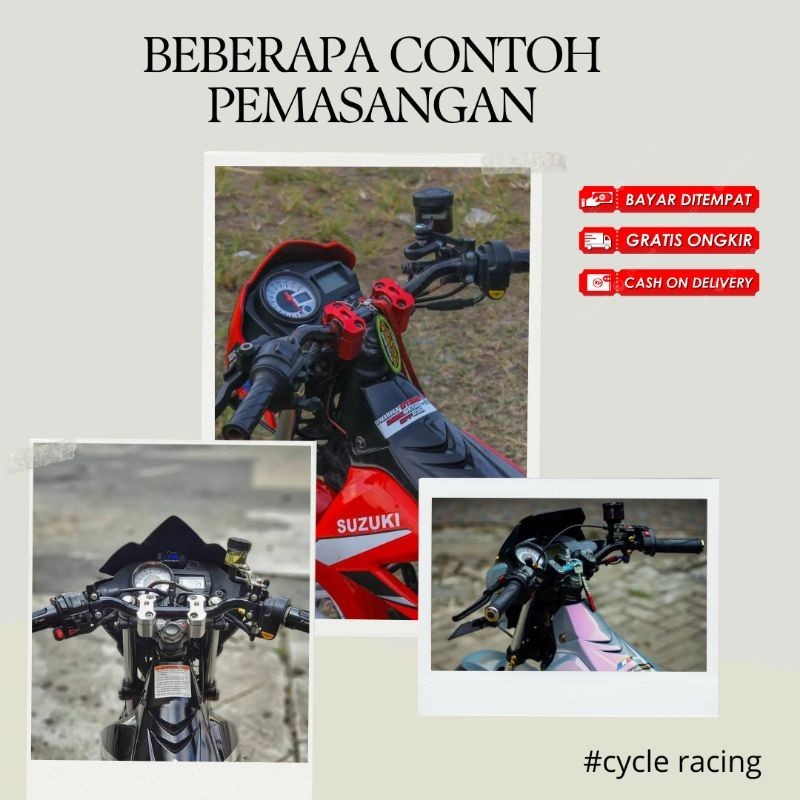 STANG RZR SATRIA FU SATRIA BARONG SATRIA FACELIFT PLUS RAISER CNC