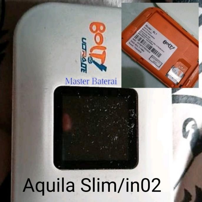 BARANG TERLARIS Baterai Modem Bolt Aquila Slim Wifi Mifi Model in02/in01 BL1 Double IC