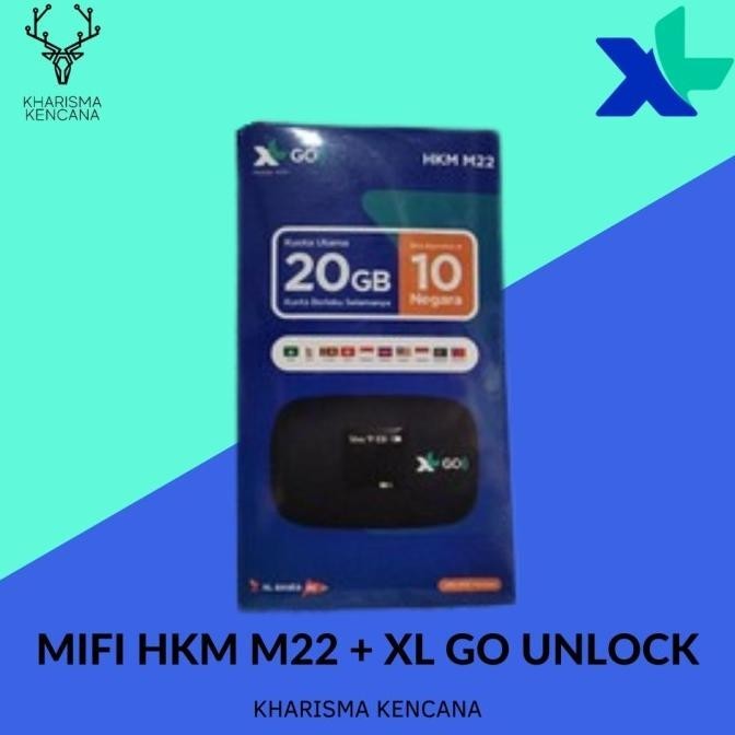 BARANG TERLARIS MIFI HKM M22 + XL GO UNLOCK