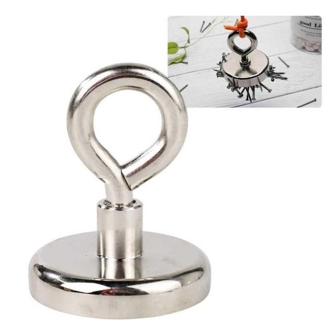 Recomend Besi Berani Strong Neodymium Magnet Diameter 48mm Kuat Angkat Beban ,,