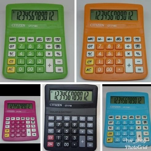 

Model baru - Kalkulator Citizen 718 Warna / Calculator Citizen 718 - Biru Muda