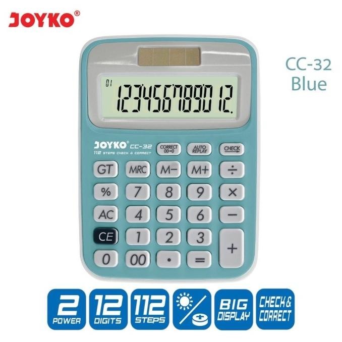 

Hot Sale Kalkulator Joyko CC-32 12digits !