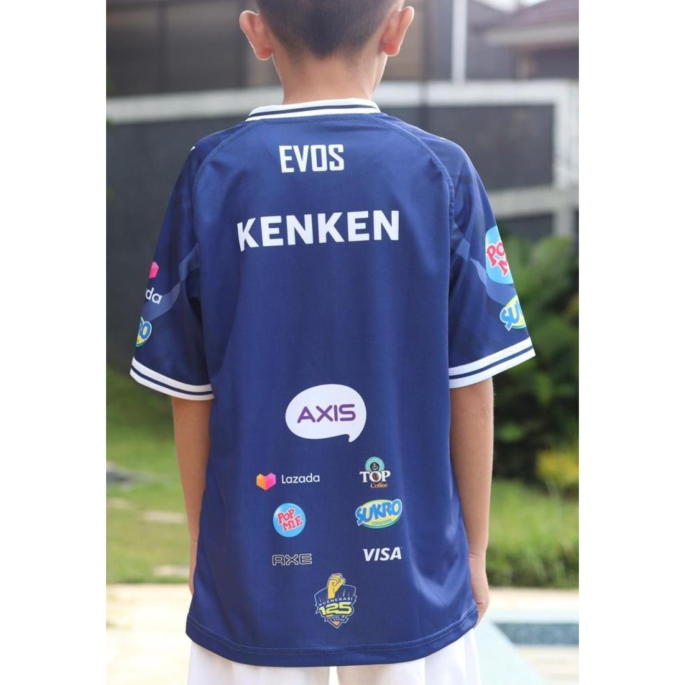 Terlaris JERSEY KAOS BAJU GAMING ANAK EVOS 2021 - 6-7 tahun ..