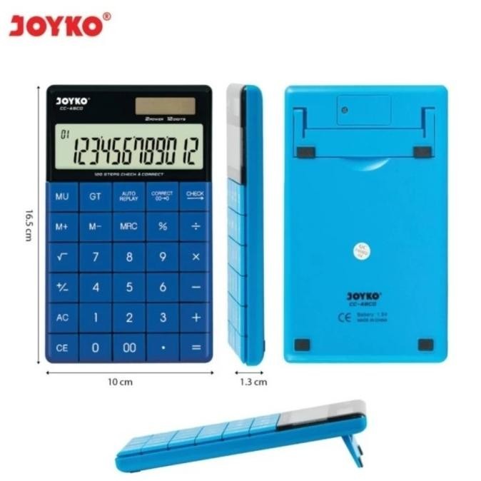 

Terjangkau JOYKO CC48 CO CHECK CORRECT CALCULATOR - Kalkulator Meja Color CC 48CO ..