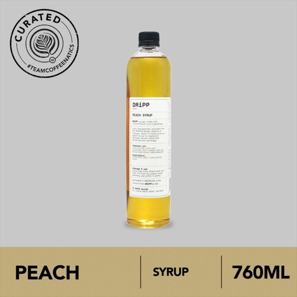 

DRiPP Peach Syrup - Sirup Perisa numan Coffeenatics