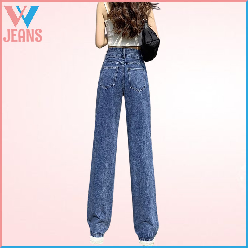 [ONLINE EXCLUSIVE] Celana jeans korean style wanita high waist jeans celana jeans wanita 2023 jeans