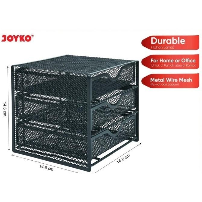 

Desk Set Besi 3 Susun Kecil Joyko Ds-27